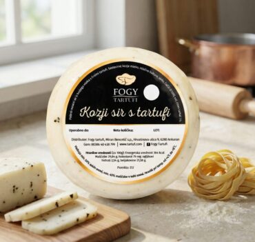 Kozji sir s črnim tartufom